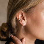 ZILVEREN 'BOLD' EAR CUFF