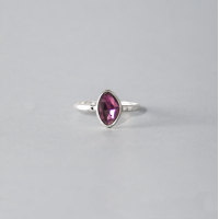 UNIEKE RING MET ROZE TOERMALIJN MAAT 16