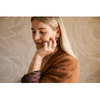 'BEAD' ZILVEREN AANSCHUIFRING