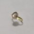 14CT GOLDEN RING WITH LIHT COLORED SPINEL SIZE 16.5