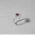 SILVER ' LITHOS' RING MET SMALL STONE