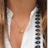 KETTING MET INITIALEN HANGER IN ZILVER