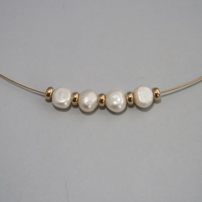 CORAL NECKLACE WITH 14CT BEADS